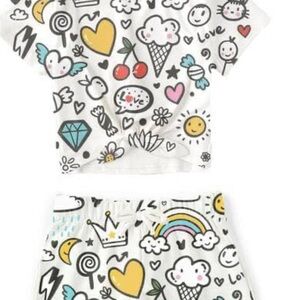 Lola + the Boys Doodle Sticker set size 8.